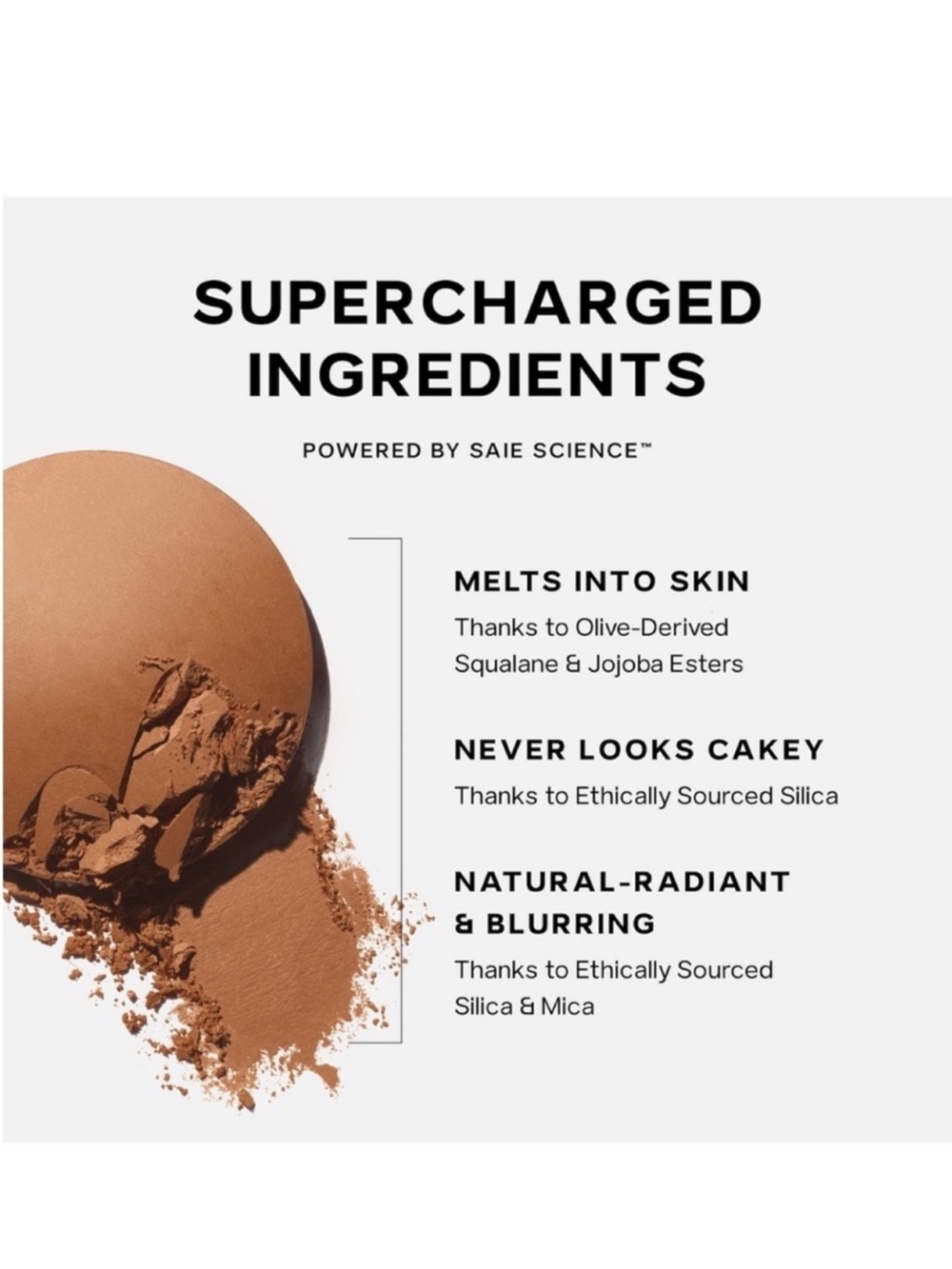 Saie Supersuede Radiant Talc Free Baked Powder Bronzer in Napoli - Picture 9 of 9